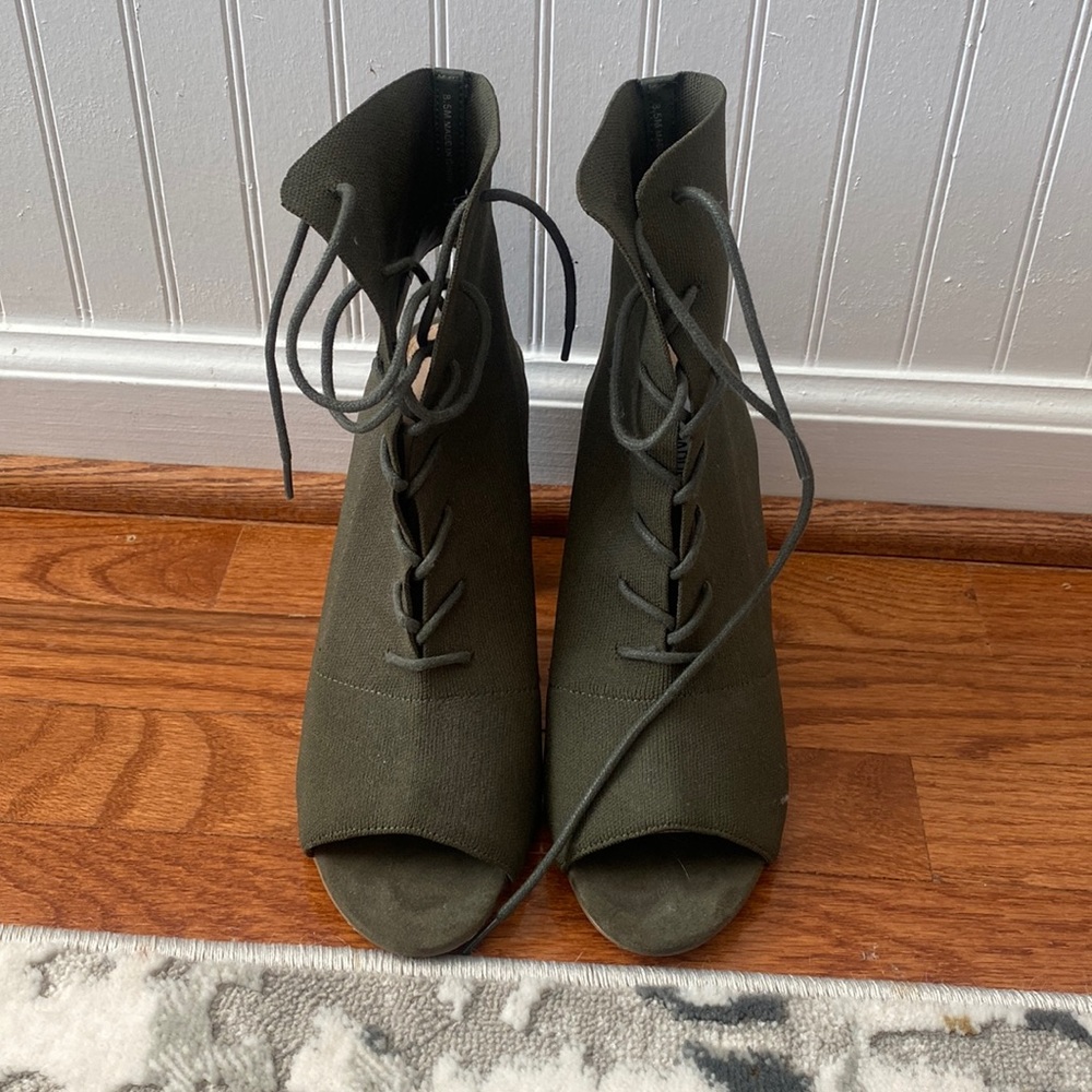 Open toe and heel booties